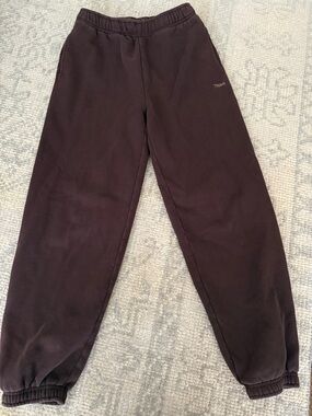 TNA Dark Brown Relaxed Sweatpants